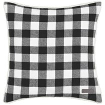 Black store checkered pillows